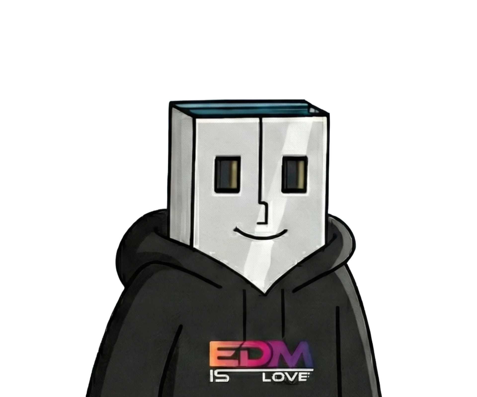 The Raver, mascota de EDM is love